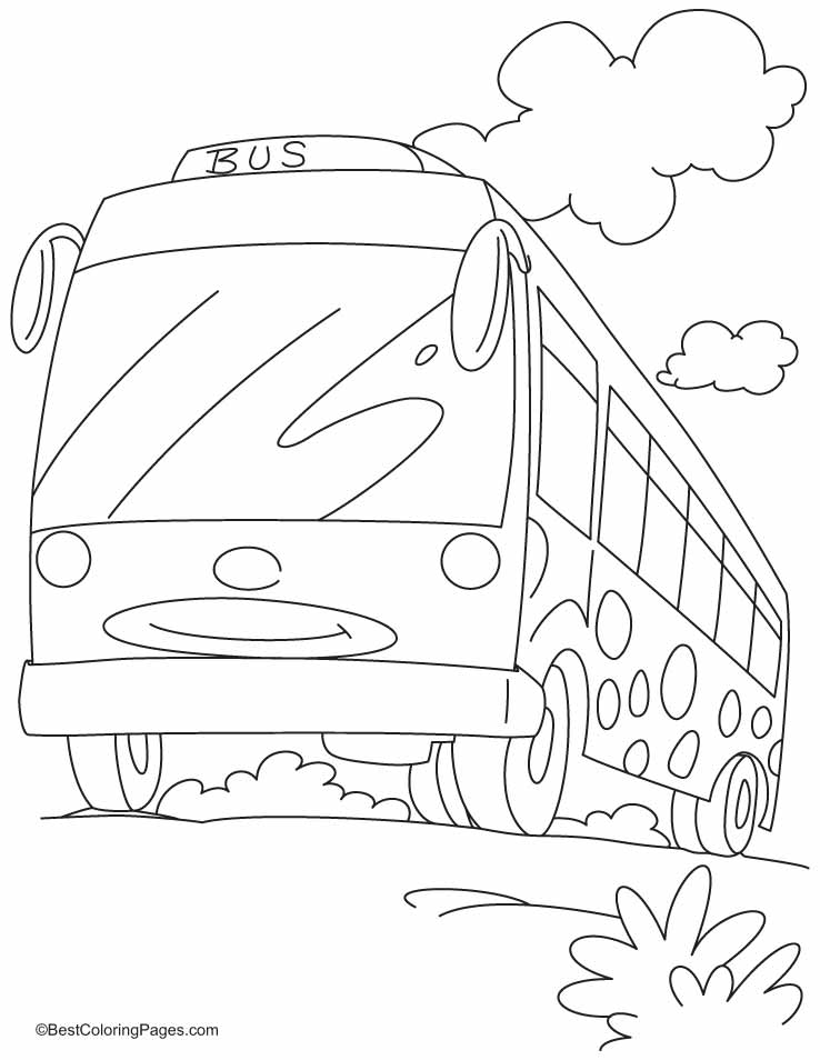 Rosa parks bus drawing