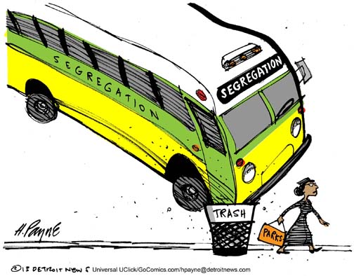 Henry payne cartoon rosa parks bus