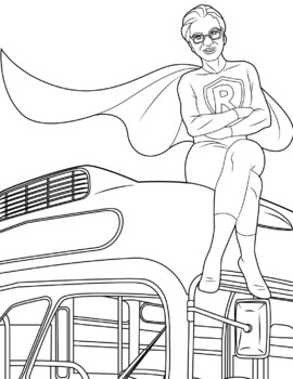 Rosa parks civil rights coloring page black history month womens history month