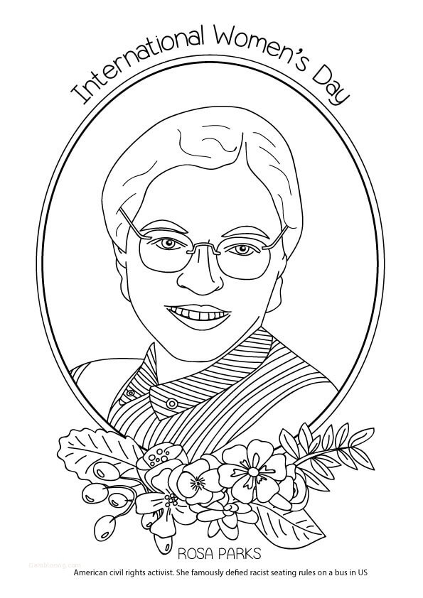 Rosa parks malvorlagen