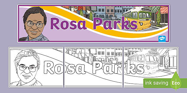 Rosa parks banner teacher