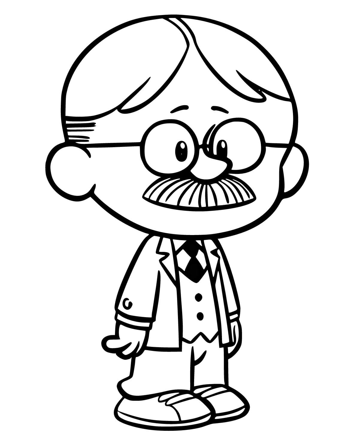 Xavier riddle coloring pages