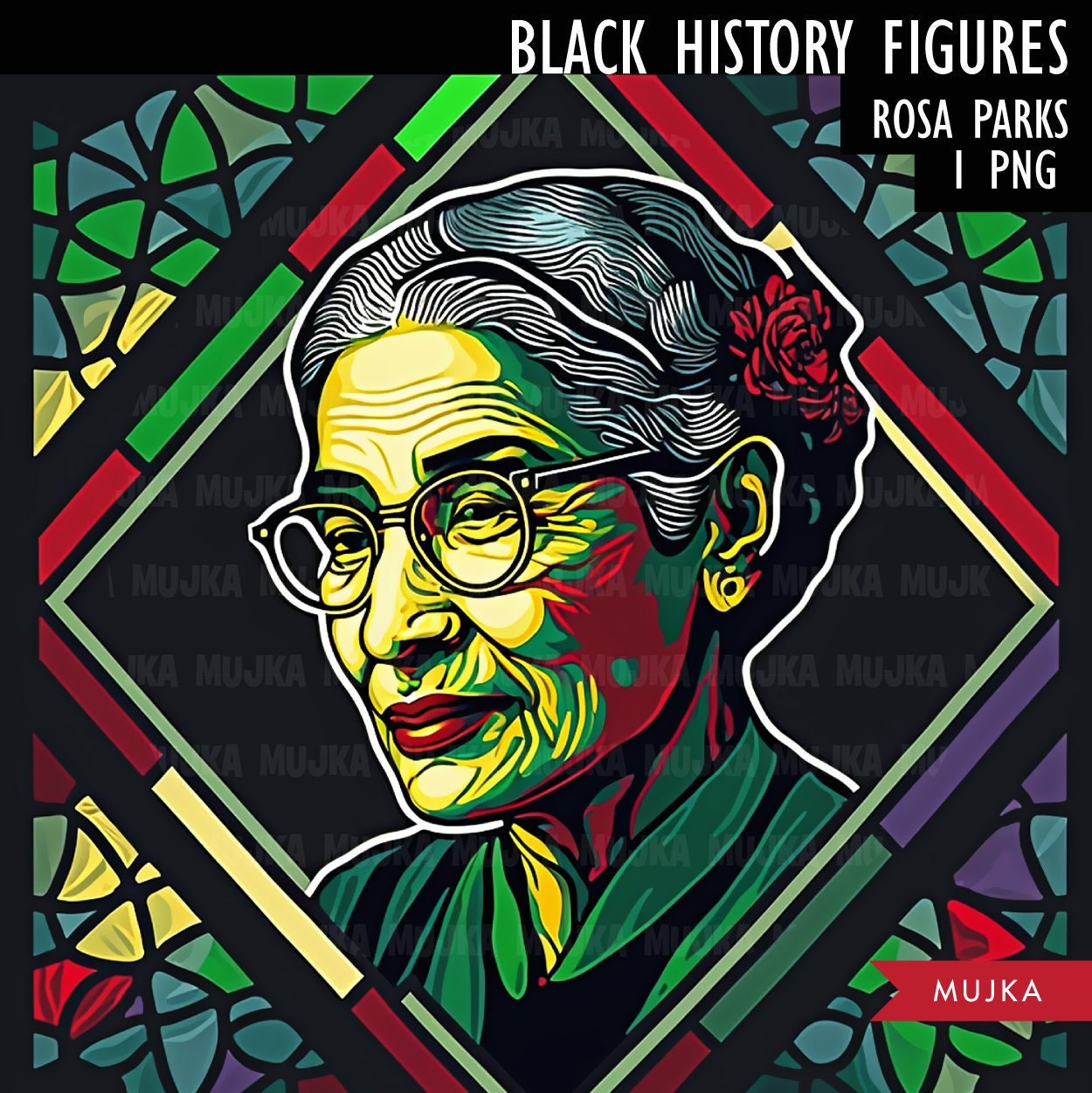 Black history png rosa parks poster black history cards printable b â mujka cliparts