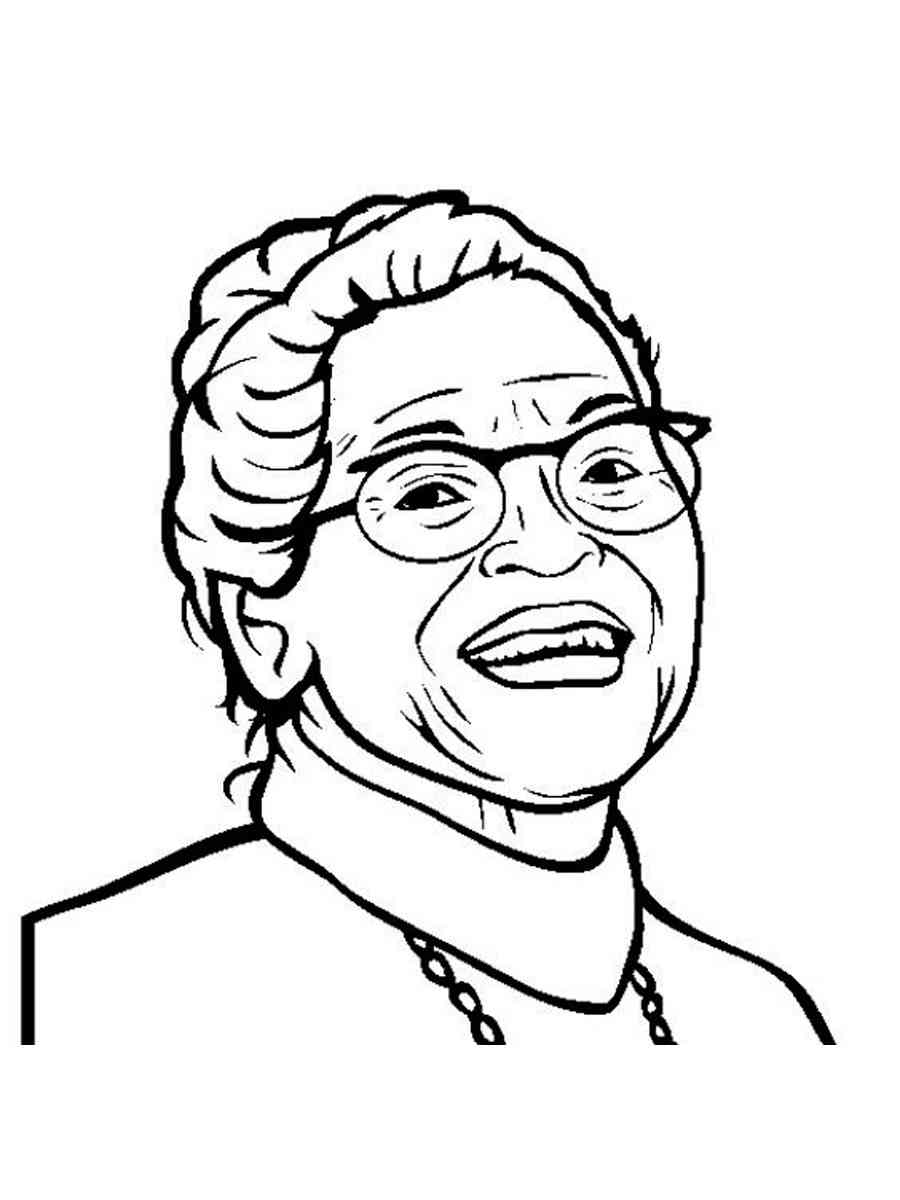Rosa parks coloring pages