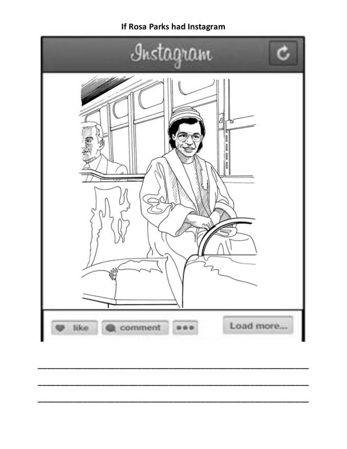 If rosa parks had instagram