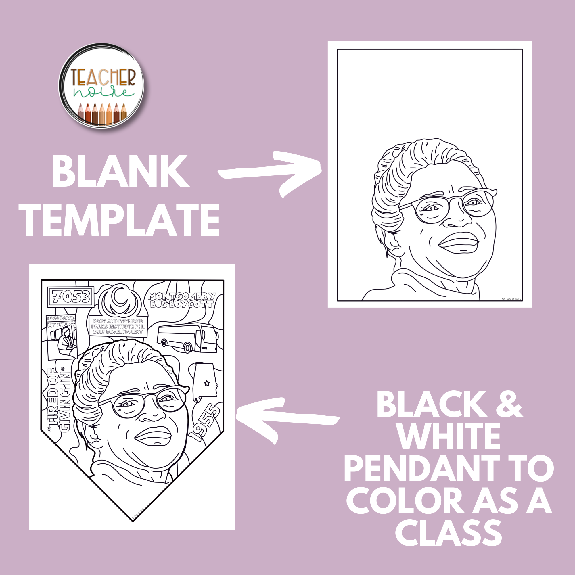 Rosa parks one pager project â teacher noire