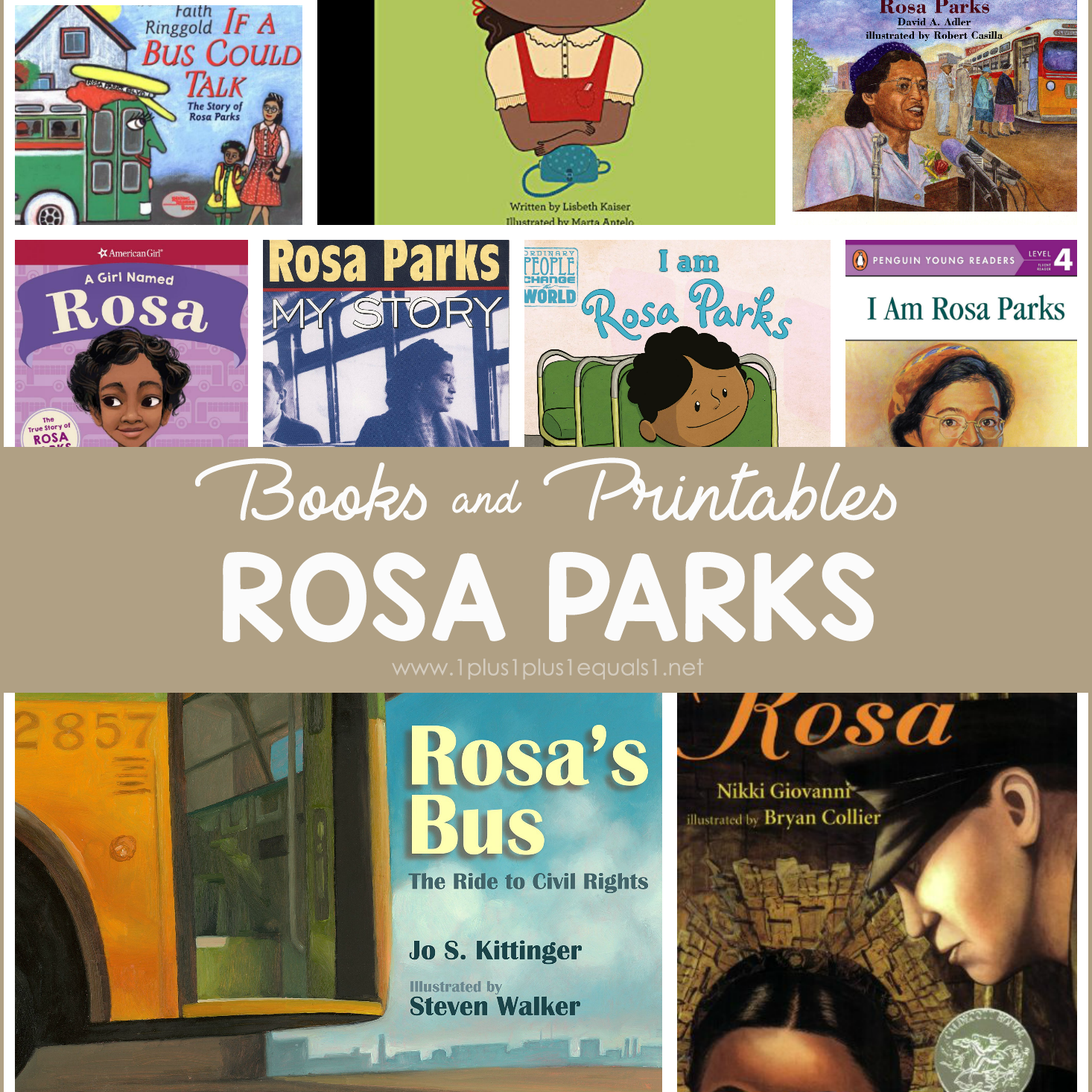 Books printables rosa parks
