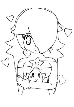 Free printable rosalina coloring pages sheets and pictures for adults and kids girls and boys