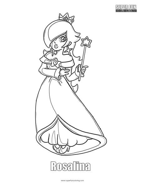 Rosalina coloring page