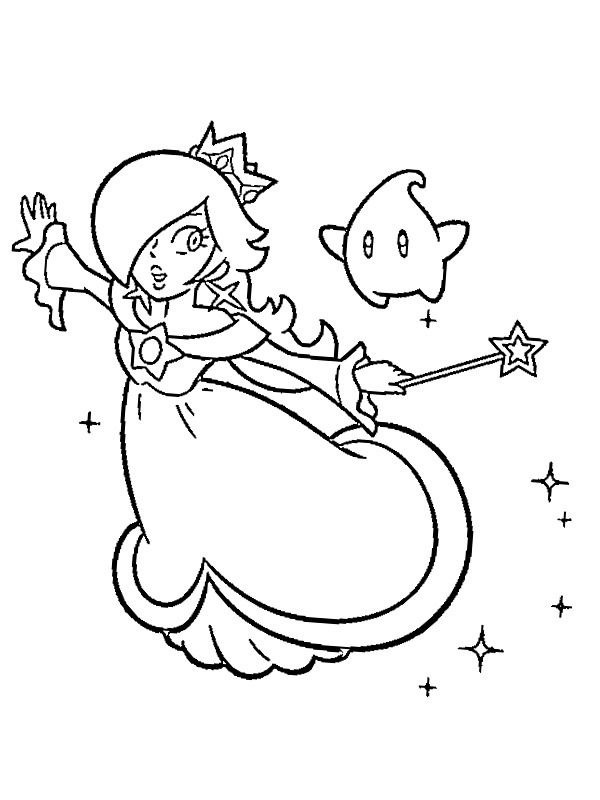Bezoek onze website om princess rosalina kleurplaat te bekijken en te printen hier vind je altijd de leukste kleurâ kleurplaten prinses kleurplaatjes kleurboek