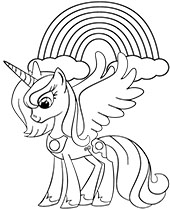 Printable princess rosalina coloring page