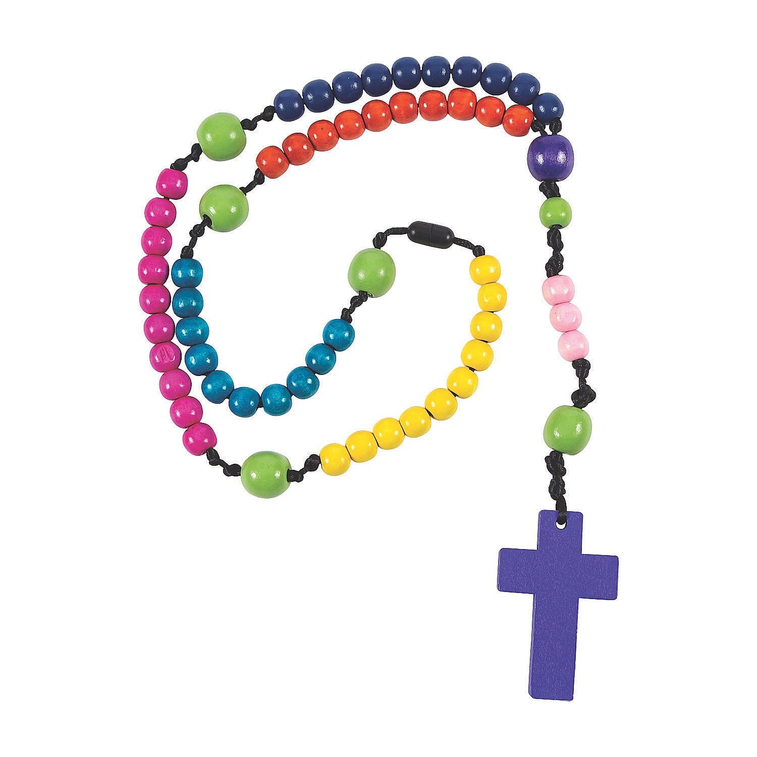 Jumbo âhow to pray the rosaryâ craft kit craft kits kids necklace kids jewelry craft kits pieces multicolor