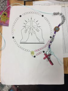 Diy rosary for kids