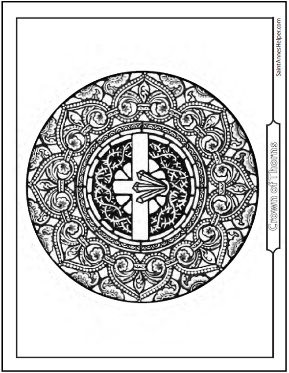 Rosary coloring pages âï joyful sorrowful and glorious mysteries