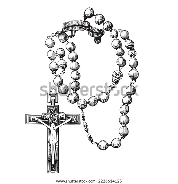 Rosary drawing images stock photos d objects vectors