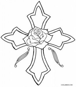 Printable rose coloring pages for kids rose coloring pages cross coloring page coloring pages