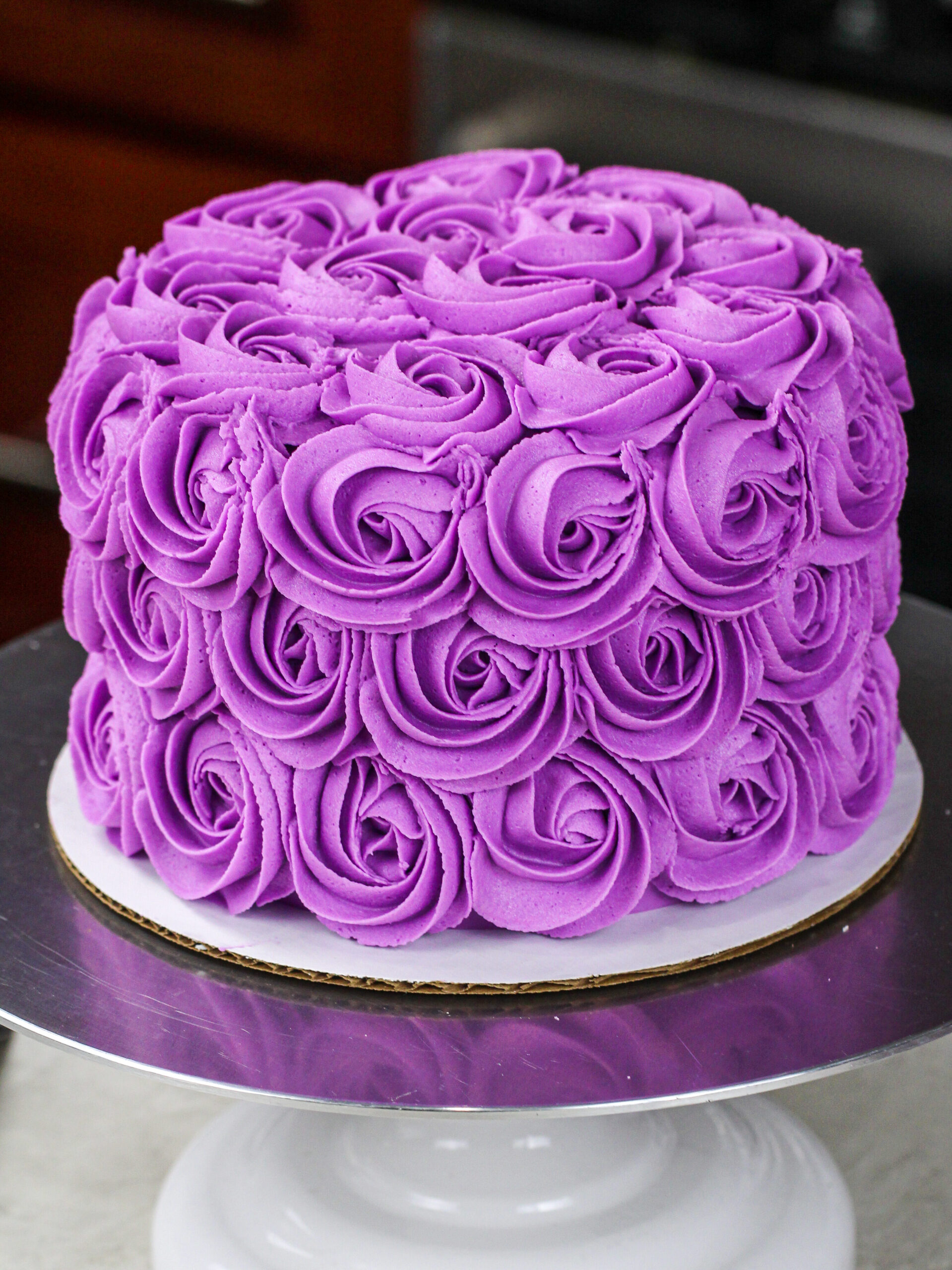 How to make a rosette cake easy recipe step by step tutorial