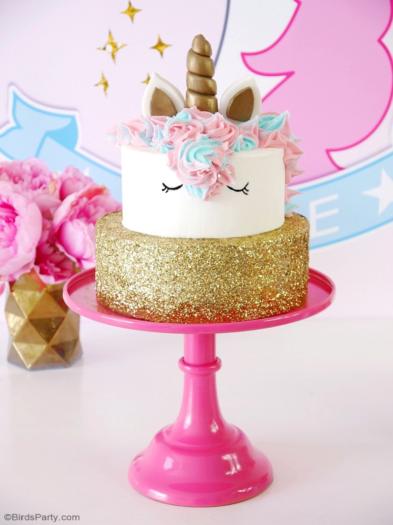 How to make a unicorn birthday cake