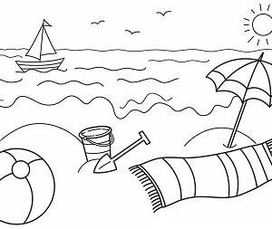 Sunset coloring pages printable for free download