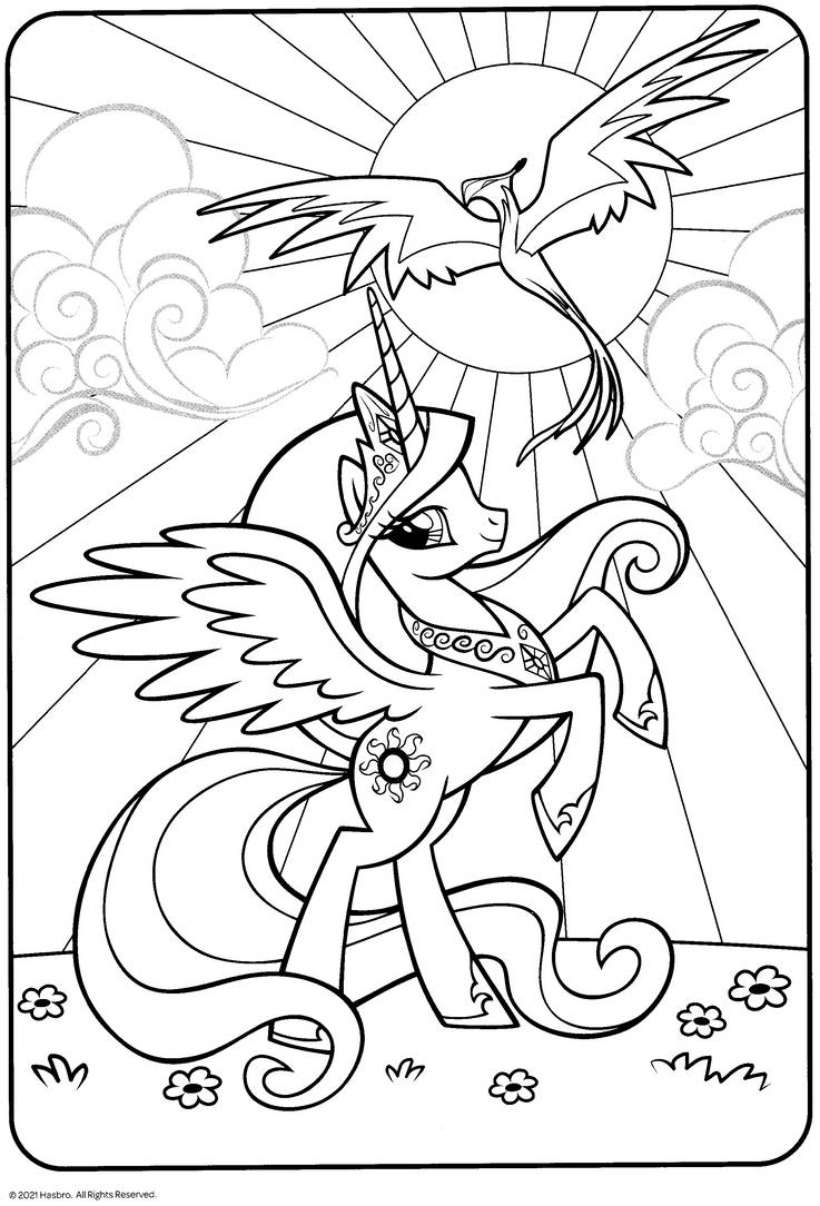 Mlp my little pony coloring page by magnificent