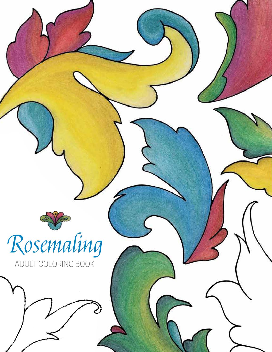 Rosemaling coloring book final by liz