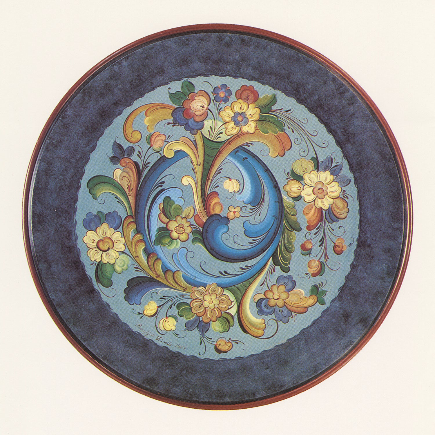 Telemark rosemaling patterns by bergljot lund set b â museum
