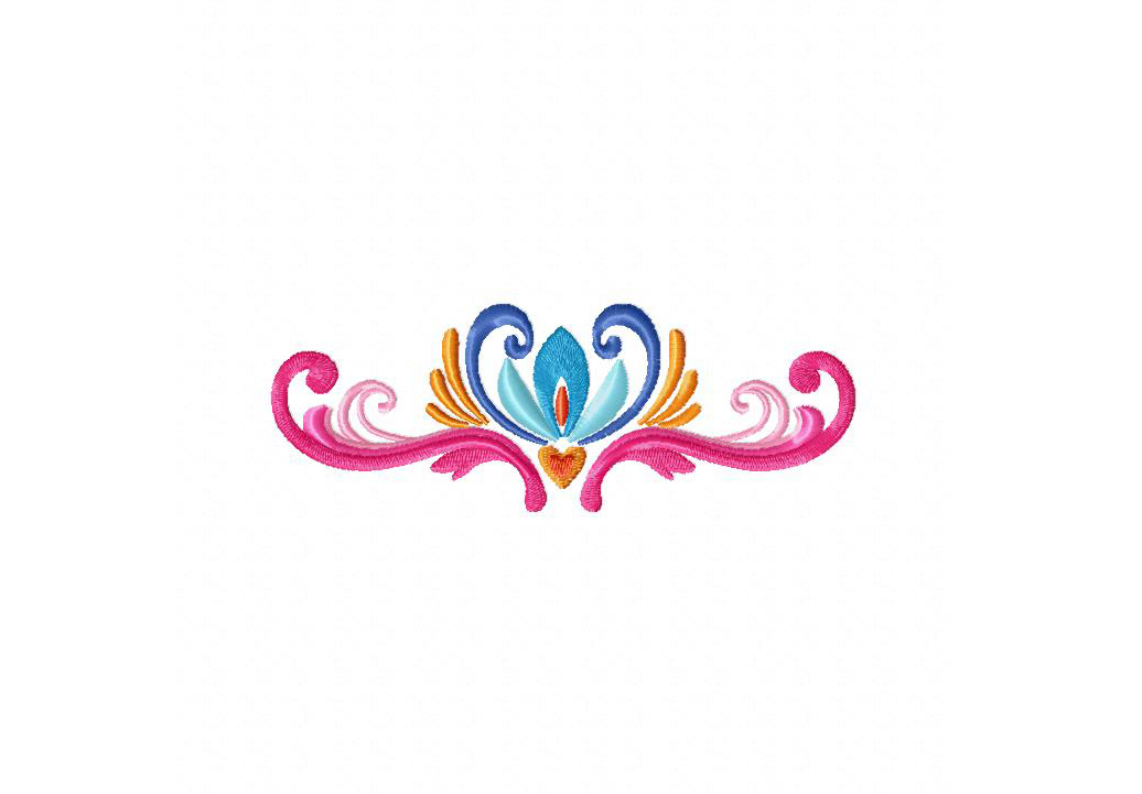 Rosemaling design machine embroidery design â blasto stitch