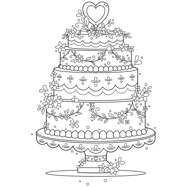 Coloring pages flowers vector images