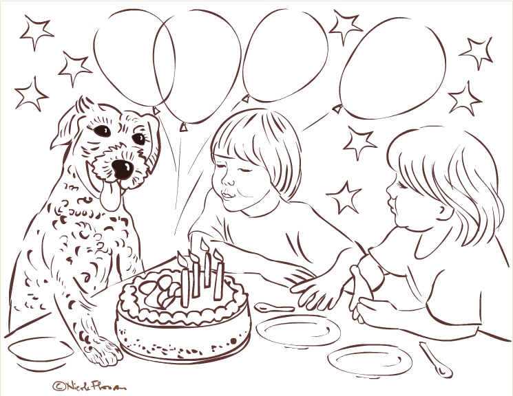 Nicoles free coloring pages august