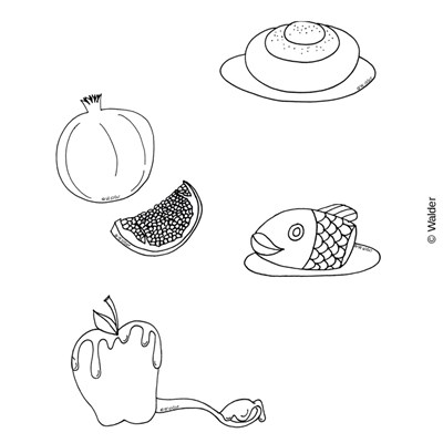 Rosh hashanah objects walder education
