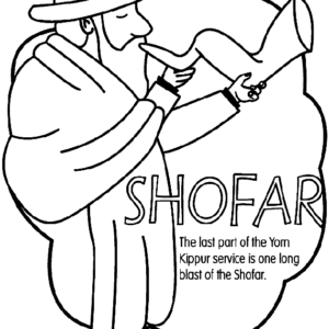 Rosh hashanah coloring pages printable for free download
