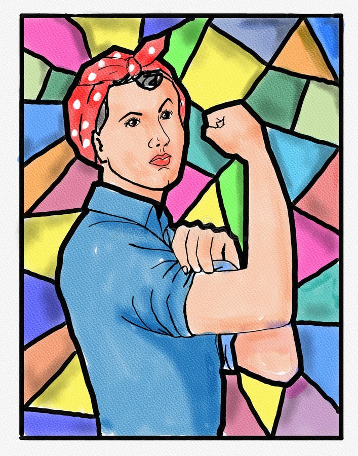 Rosie riveter stock illustrations â rosie riveter stock illustrations vectors clipart