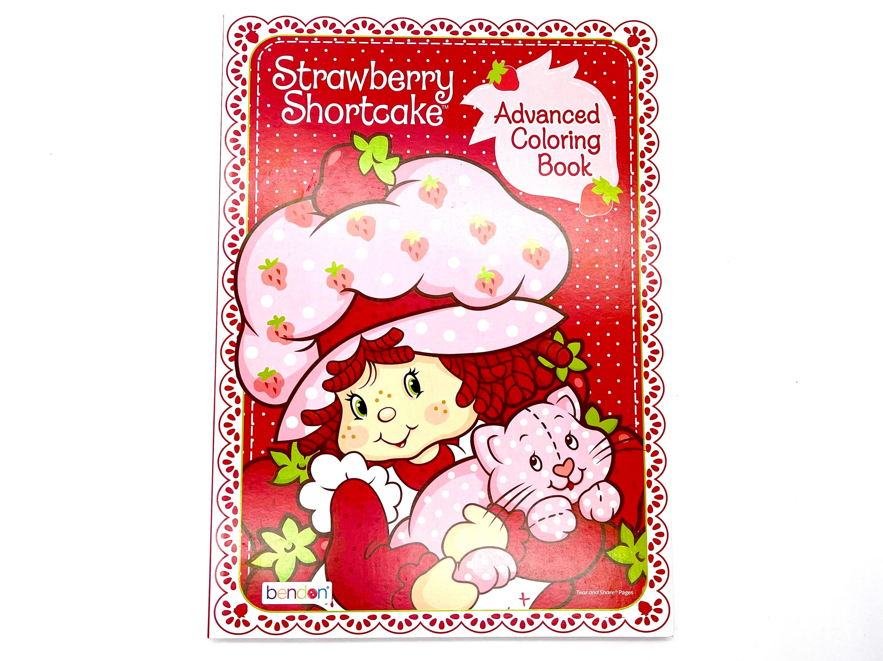 Strawberry shortcake coloring book