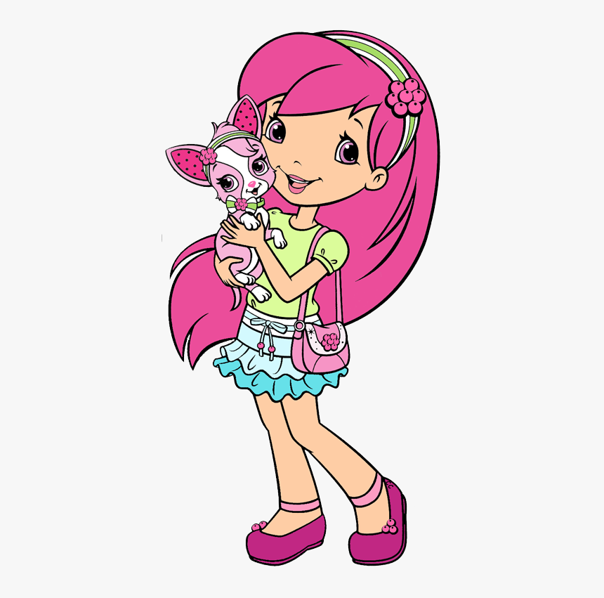Strawberry shortcake and friends coloring hd png download