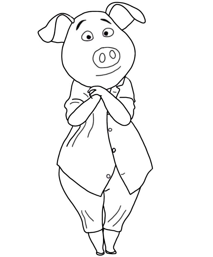 Coloring pages sing