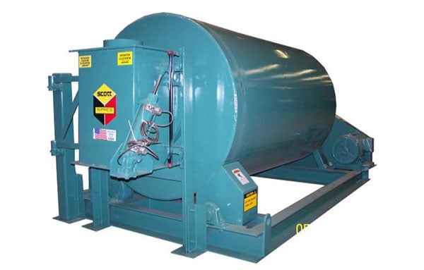 Rotary drum mixer