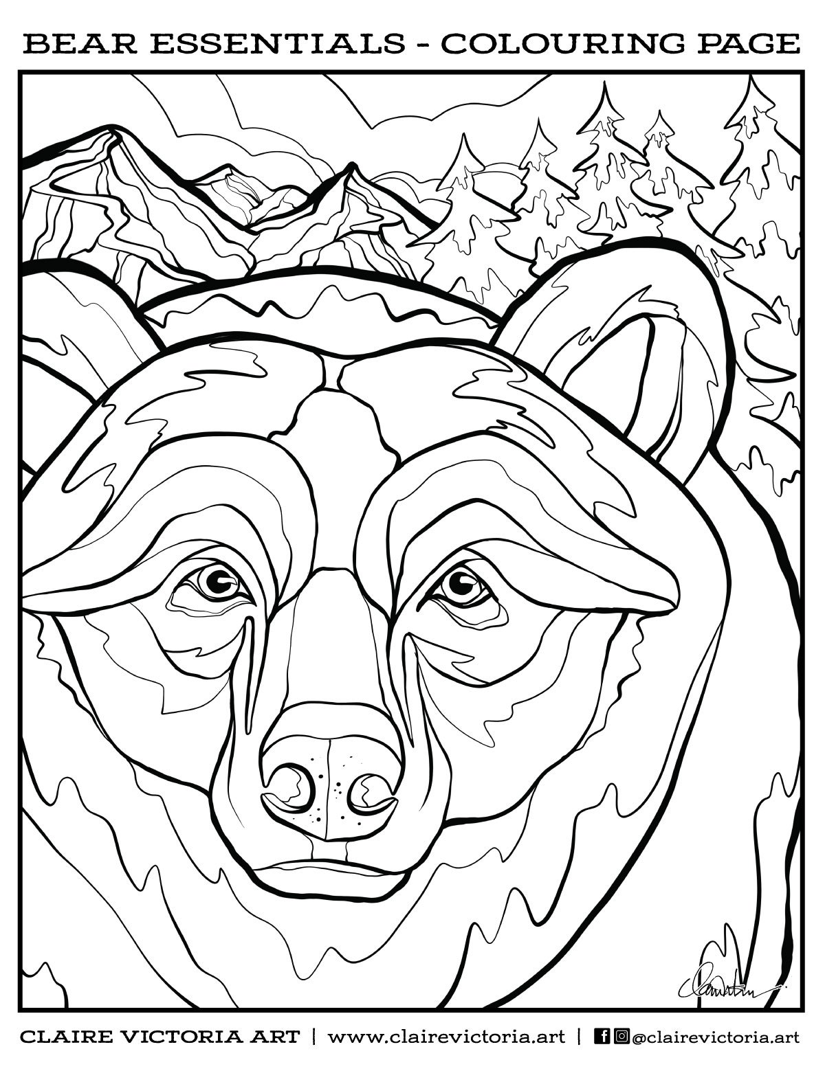 Colouring pages â blog â claire victoria illustration and design