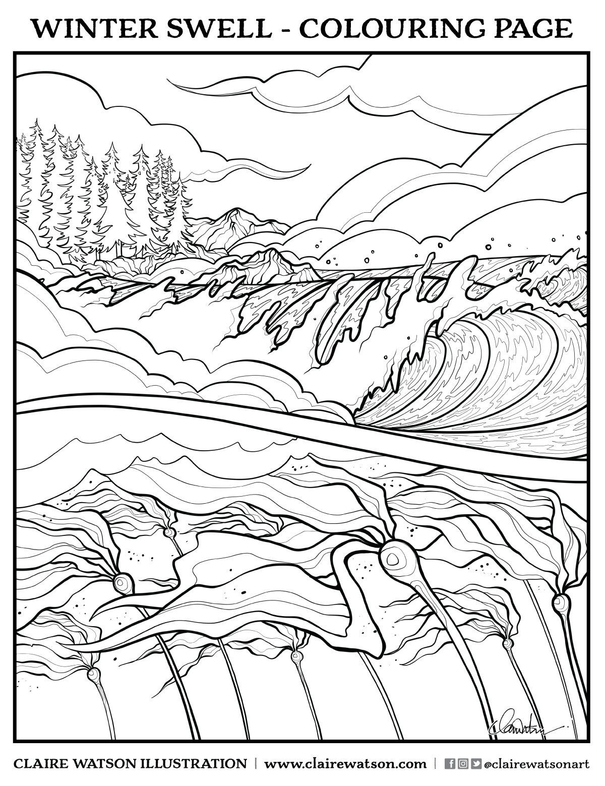 Colouring pages â blog â claire victoria illustration and design