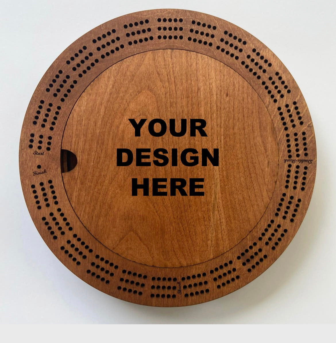 Personalized cribbage board with card and peg holder â cragos creations