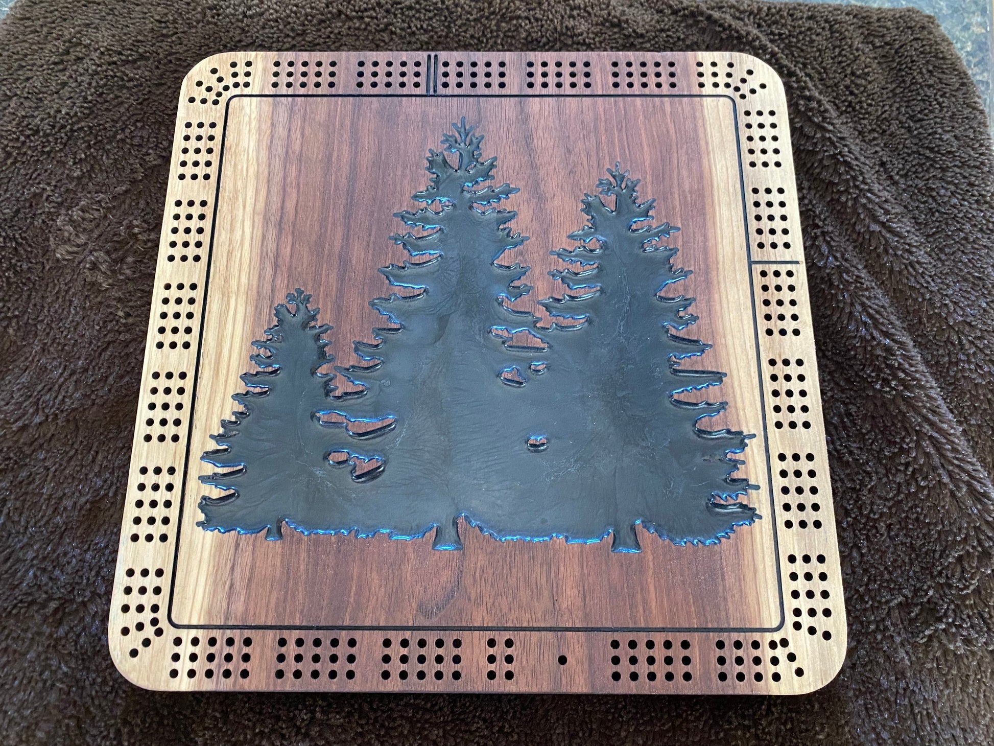 Squareround cribbage board x â lalonde woodworks