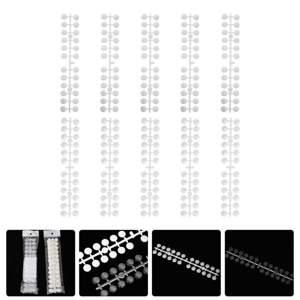Pcs abs nail display board manicure practice lor cards round tips