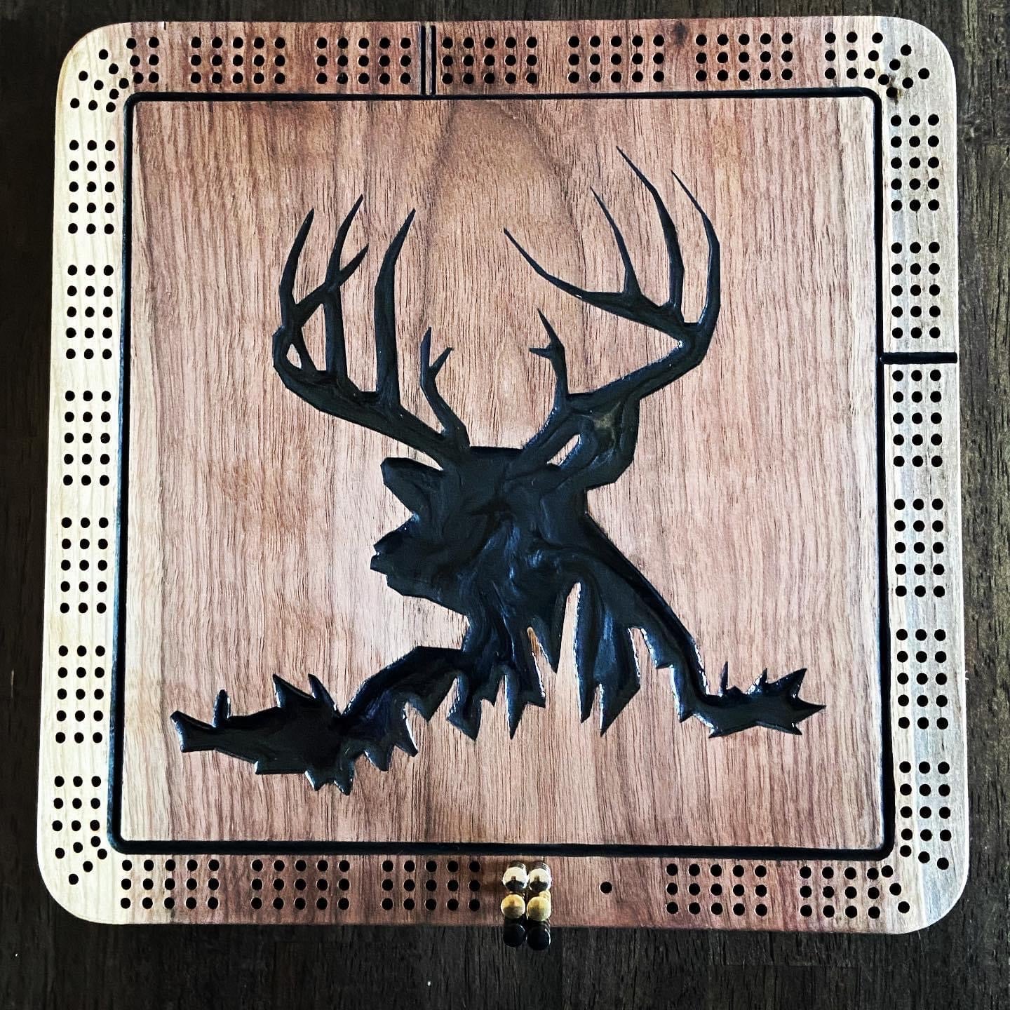 Squareround cribbage board x â lalonde woodworks