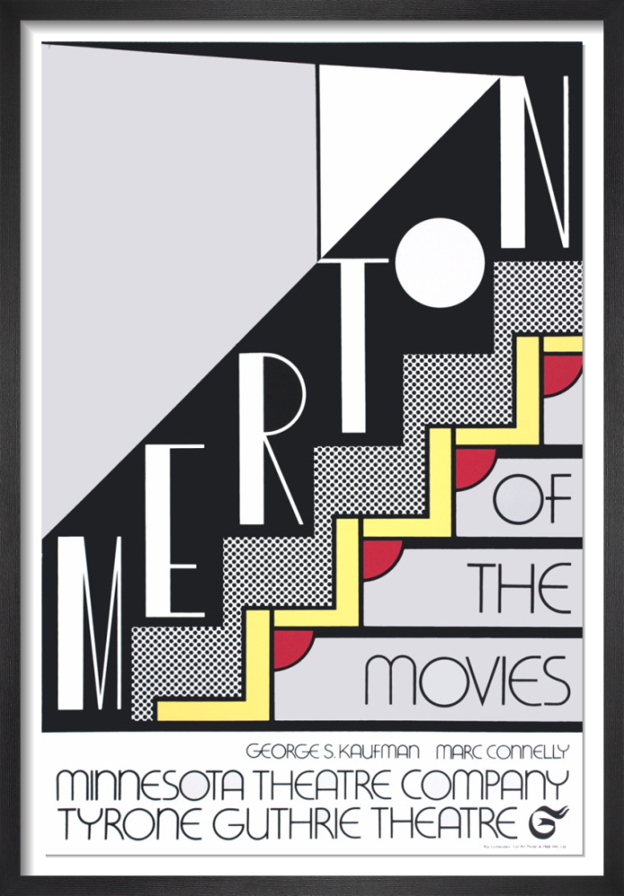 Merton of the movies silkscreen print by roy lichtenstein king mcgaw