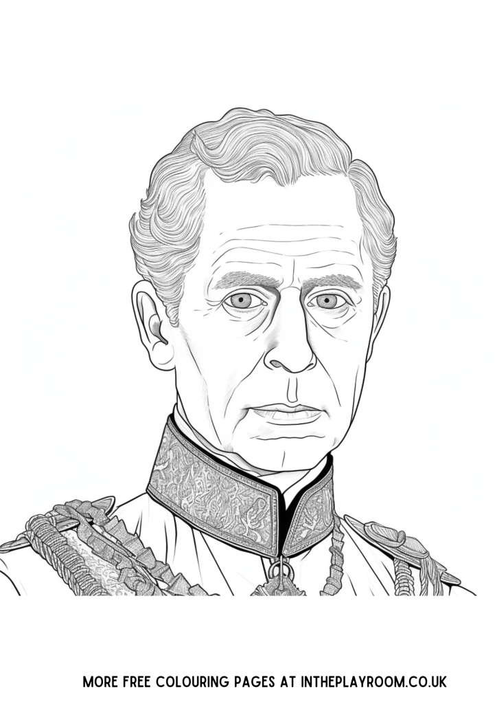 Free printable royal louring pages for the ronation