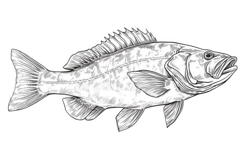 Coloring fish stock photos