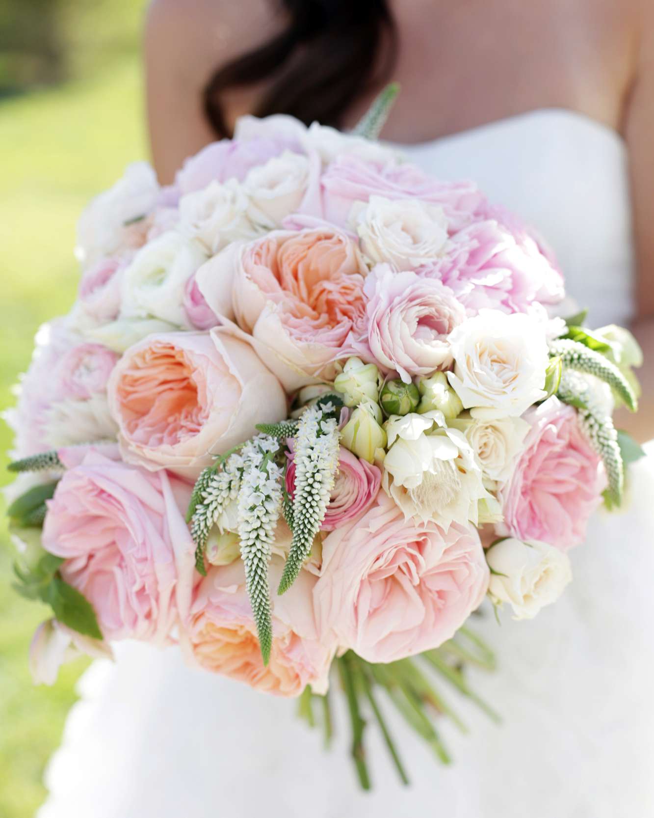 Rose wedding bouquets we love