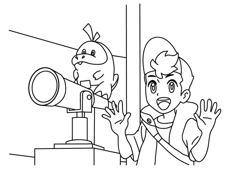Roy pokemon coloring pages