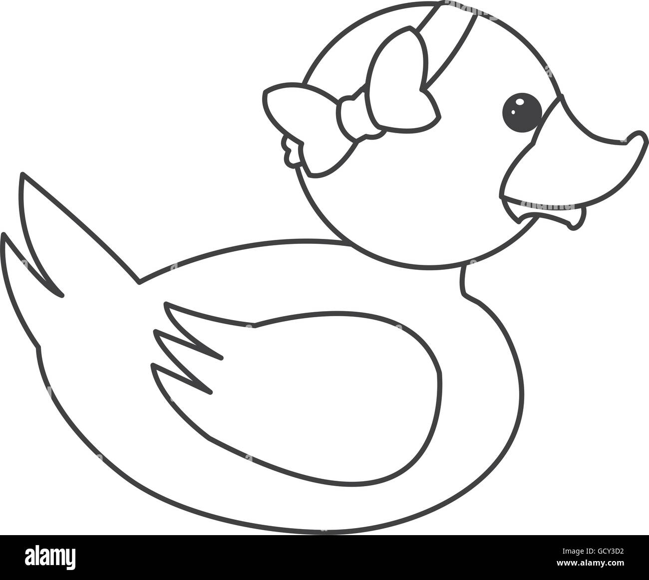 Rubber duck bath black and white stock photos images
