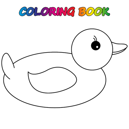 Duck coloring book stock illustrations cliparts and royalty free duck coloring book vectors