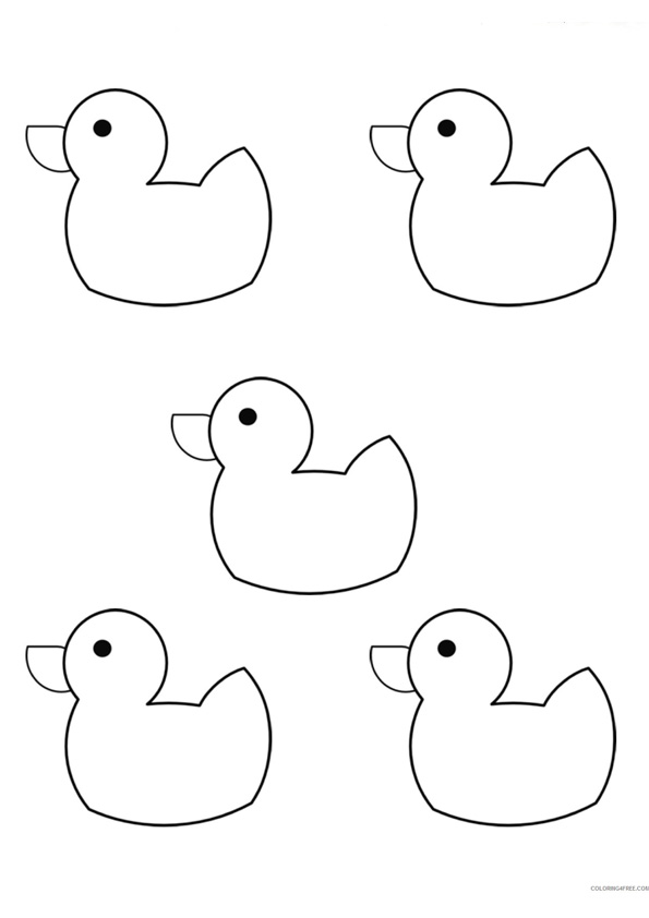 Coloring pages rubber duck coloring pages for kids
